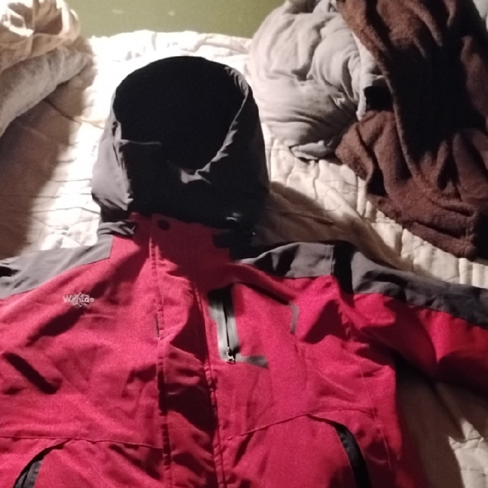 Wintec Men's Red and Black Performance Jacket